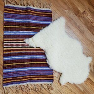 American Girl Doll Josefina Sheepskin and Blanket